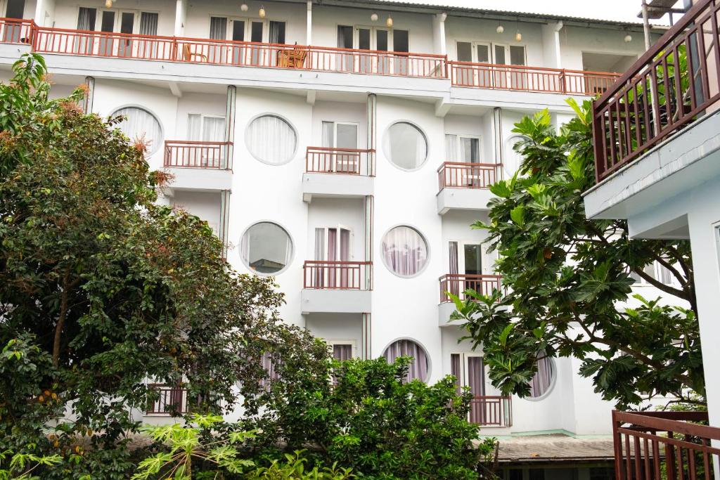 Balkón nebo terasa v ubytování Paradise Hotel Hoi An