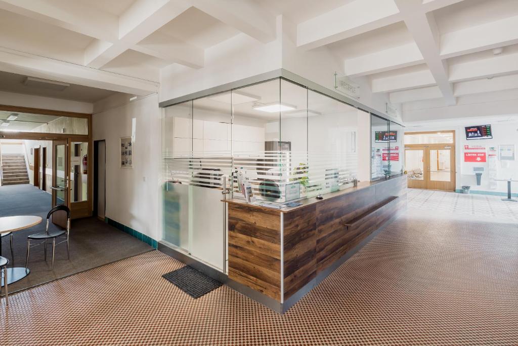 Vstupní hala nebo recepce v ubytování hotel Dobruška