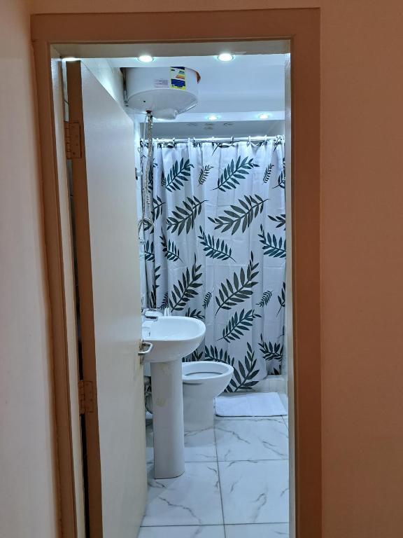 Koupelna v ubytování Philo Hotel