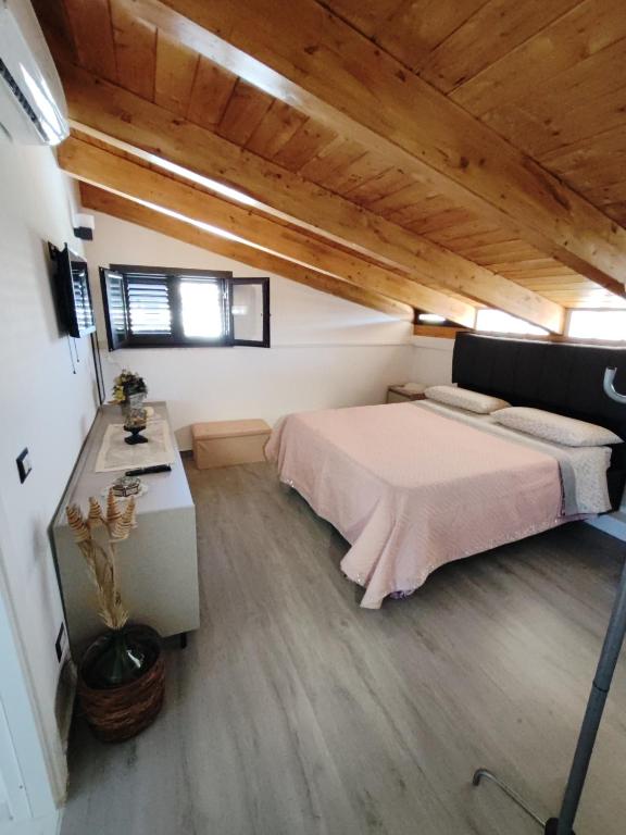 Postel nebo postele na pokoji v ubytování New house