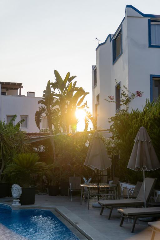 Bazén v ubytování Artunc Hotel Bodrum nebo v jeho okolí
