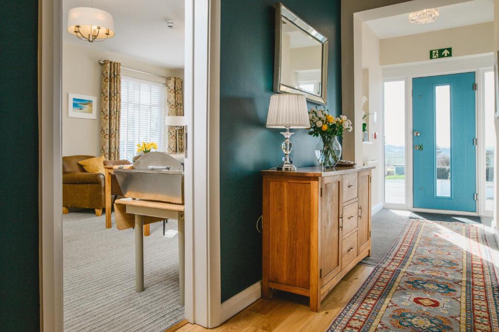 Posezení v ubytování Haven Lodge Newquay