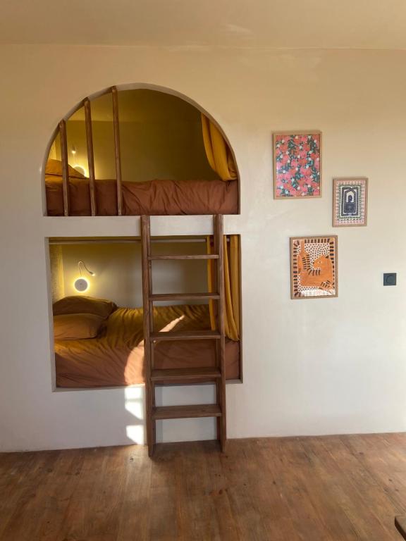 Postel nebo postele na pokoji v ubytování Maison as Cambous