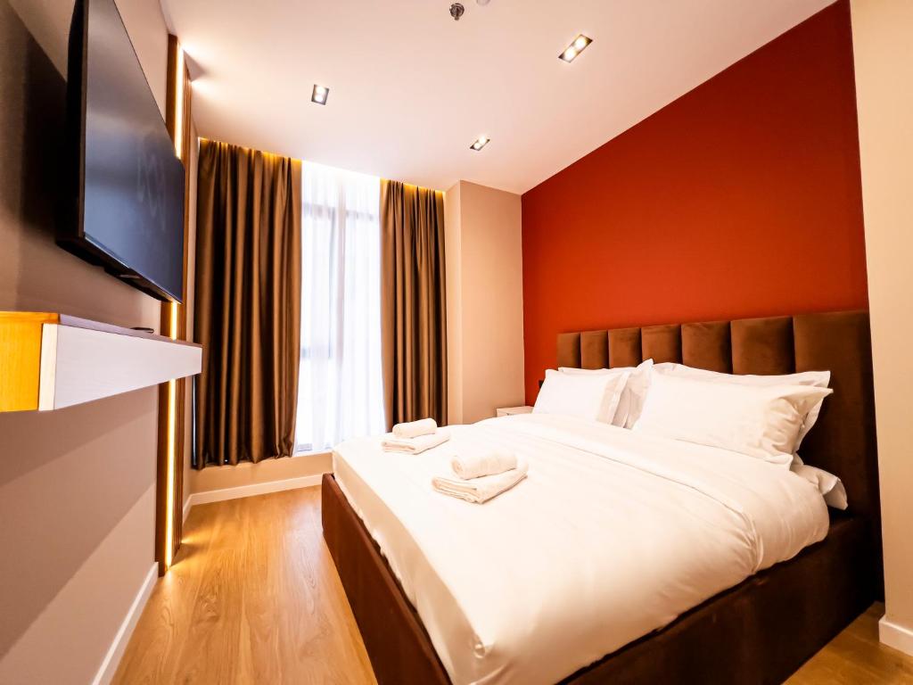 Postel nebo postele na pokoji v ubytování My Way Rooms