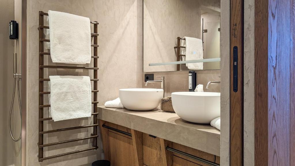 Koupelna v ubytování Mohe Boutique Hotel