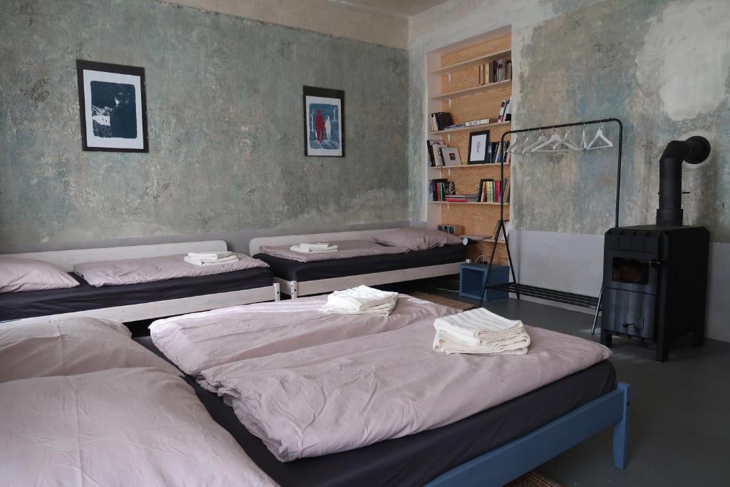 Postel nebo postele na pokoji v ubytování apartmán Port Arthur