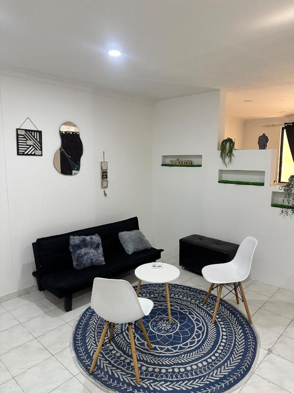 Posezení v ubytování Espectacular Aparta Estudio
