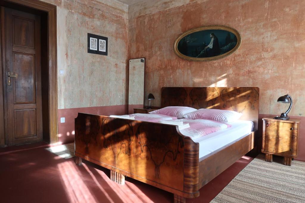 Postel nebo postele na pokoji v ubytování apartmán Port Arthur