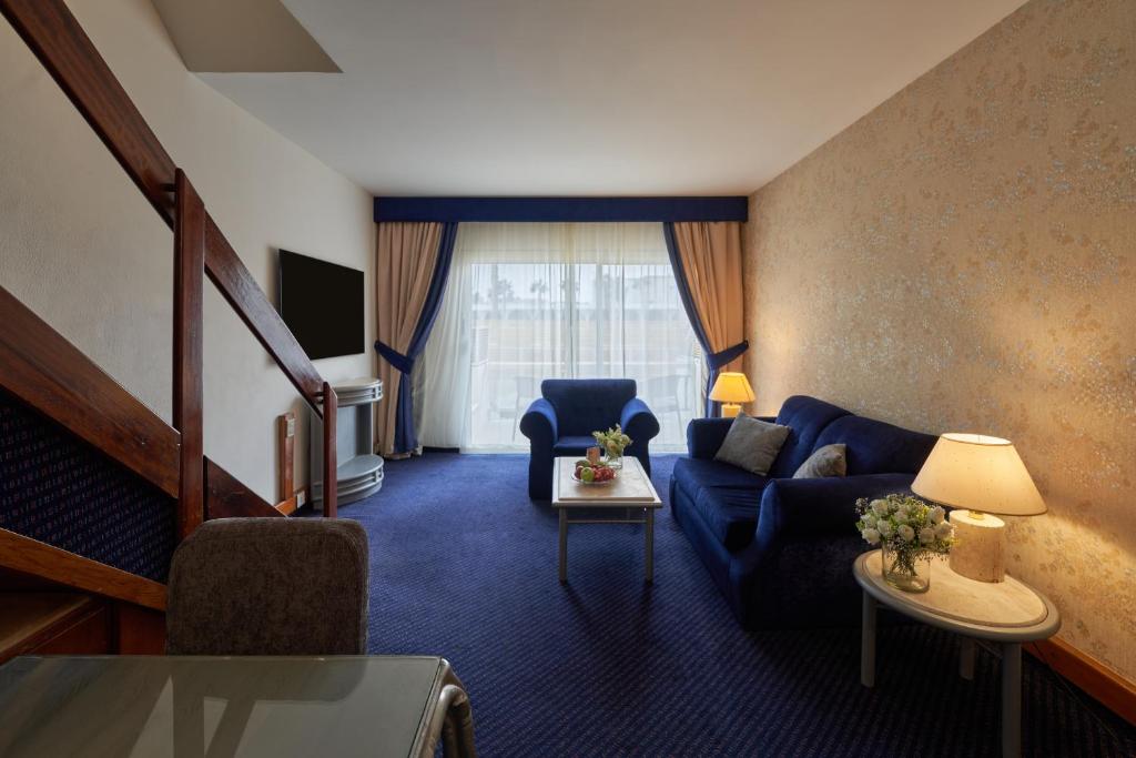 Zona de estar de Pyramids Park Resort Cairo