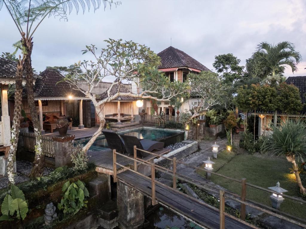 Zahrada ubytování Uma Caming Villa Ubud