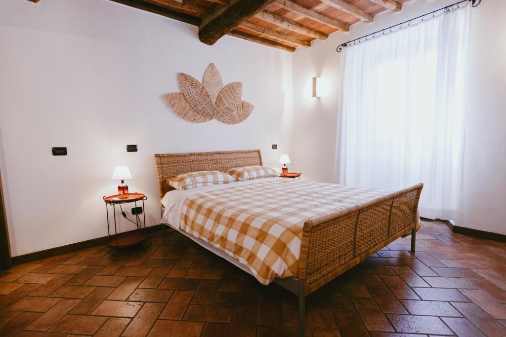 Postel nebo postele na pokoji v ubytování Al Borgo 153 Apartment