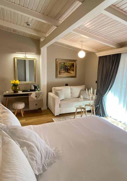 Postel nebo postele na pokoji v ubytování Le prince Rooms