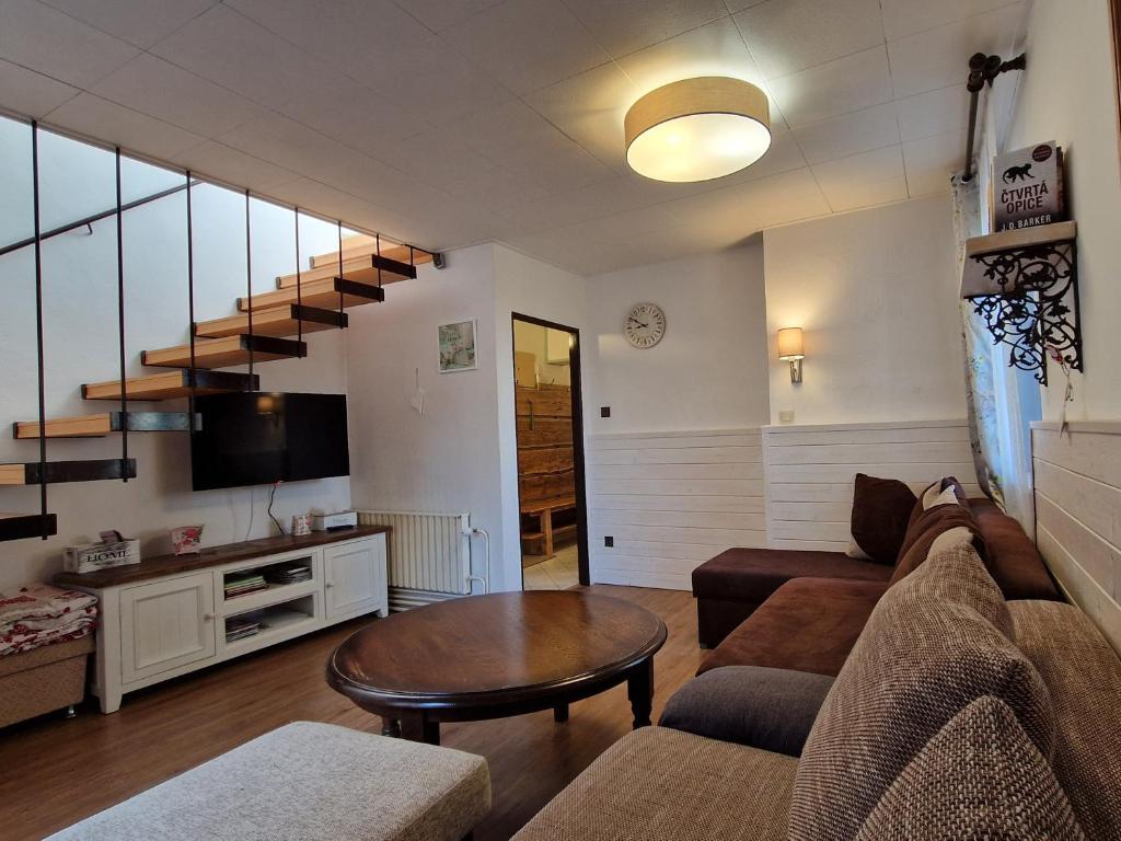 Posezení v ubytování Apartmány Modus 2