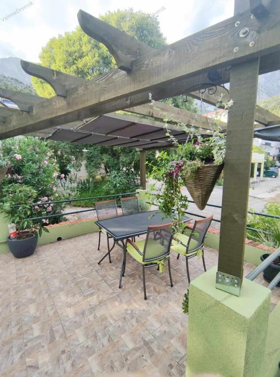 Zahrada ubytování Valerie Apartman