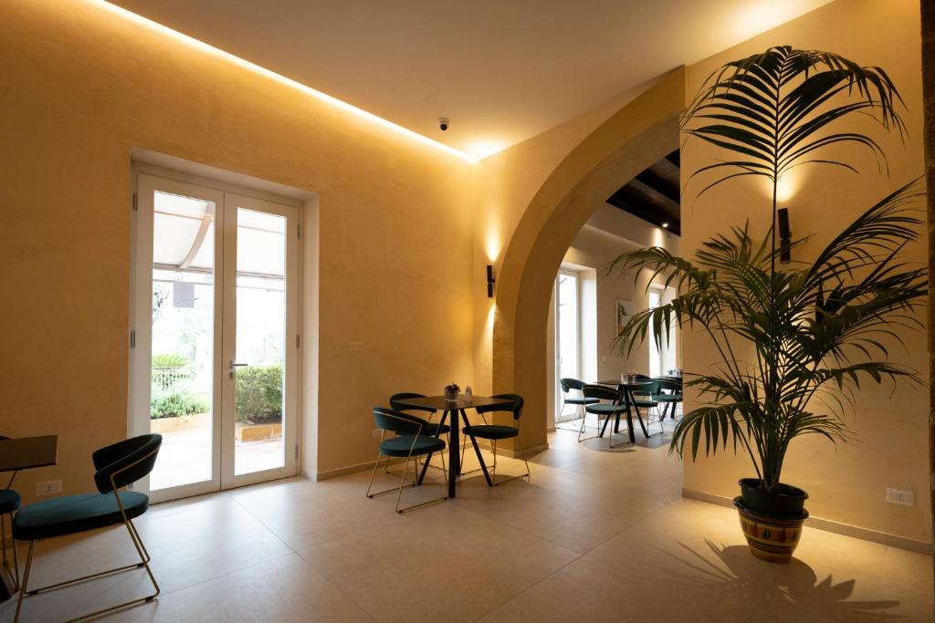 A seating area at Badiula