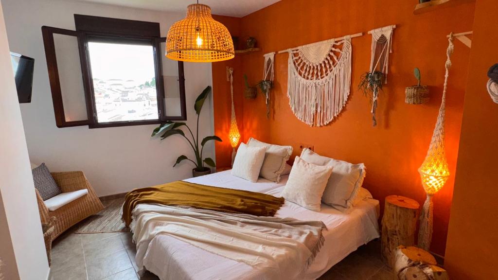 Postel nebo postele na pokoji v ubytování Yanes Bed And Breakfast Ronda