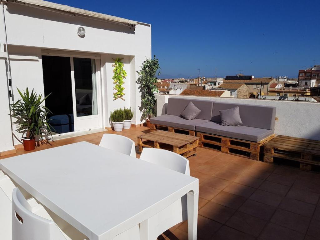 Μπαλκόνι ή βεράντα στο Casa Bonaire Dénia
