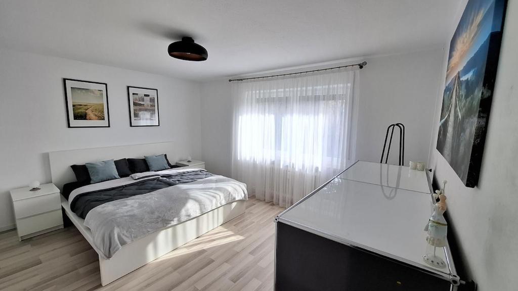 Postel nebo postele na pokoji v ubytování Noria - Apartment Europa-Park, Golf Club & Freiburg