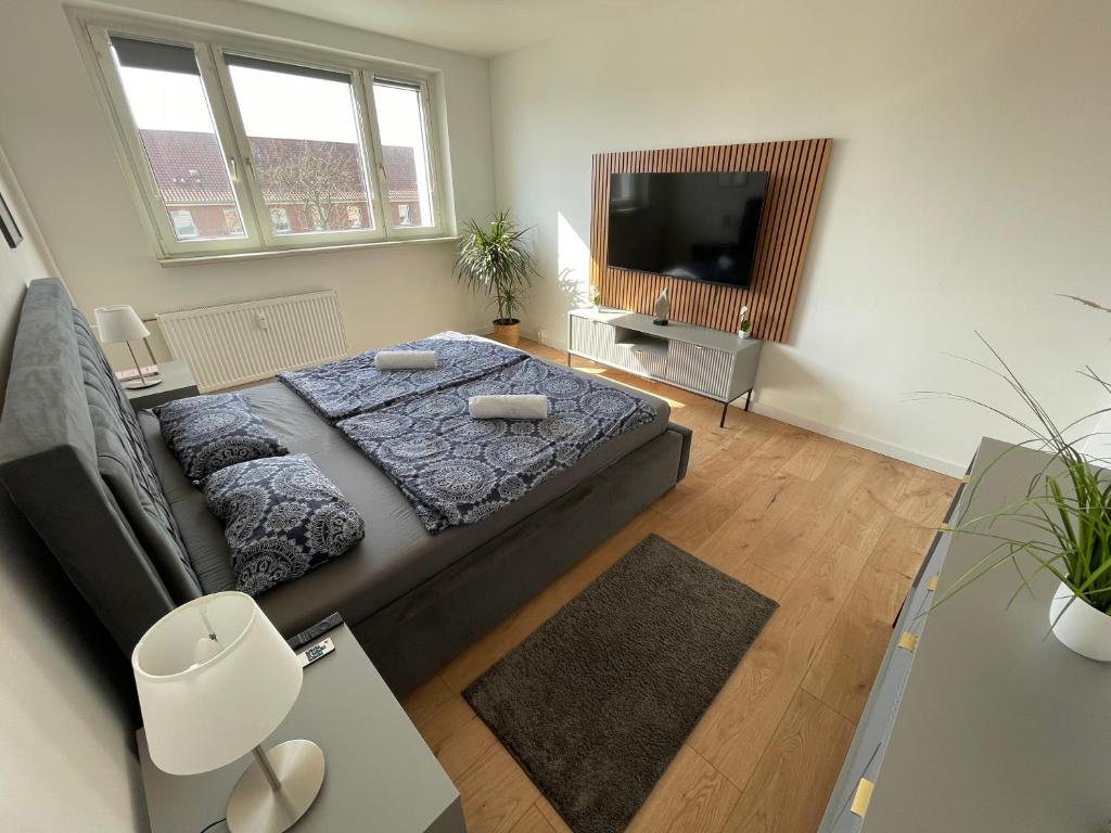 TV/trung tâm giải trí tại Modernes Apartment/Nähe Zentrum