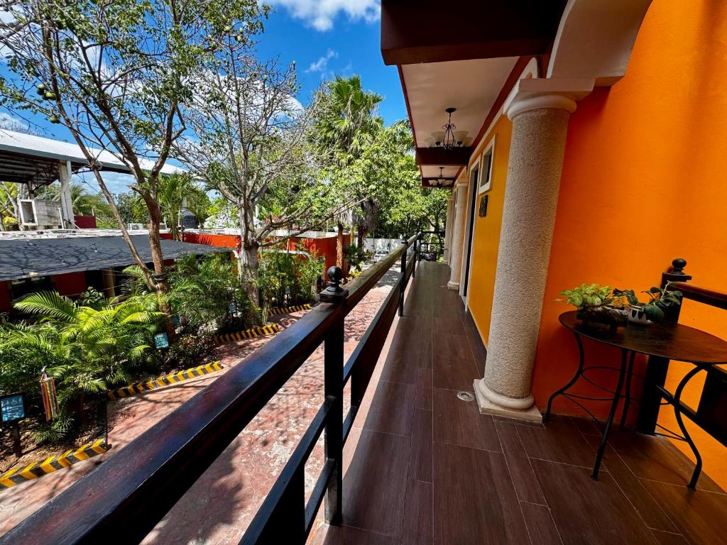 Balkón nebo terasa v ubytování El Zaguán Colonial by GuruHotel