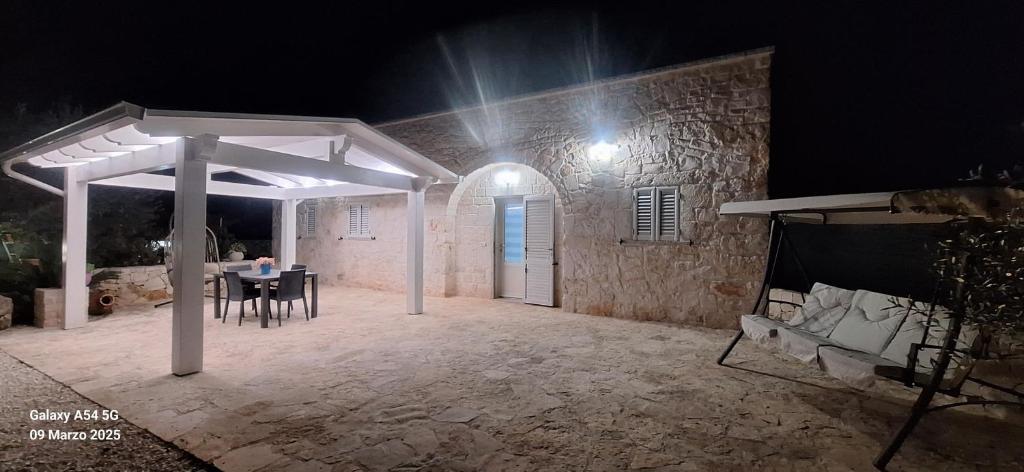 Patio alebo iná vonkajšia časť ubytovania Baciati dal Sole