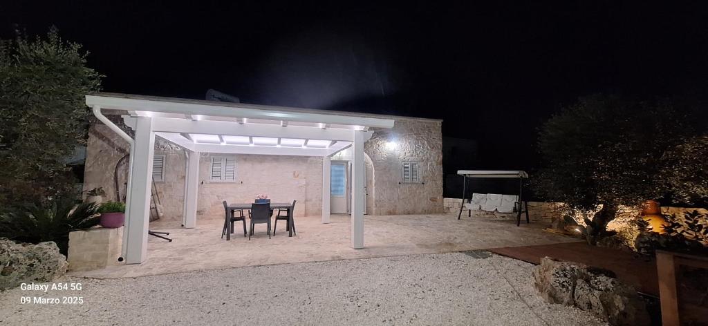 Patio alebo iná vonkajšia časť ubytovania Baciati dal Sole