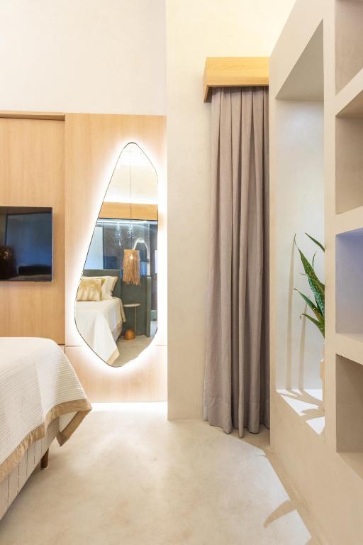 Postel nebo postele na pokoji v ubytování Villa Meraki