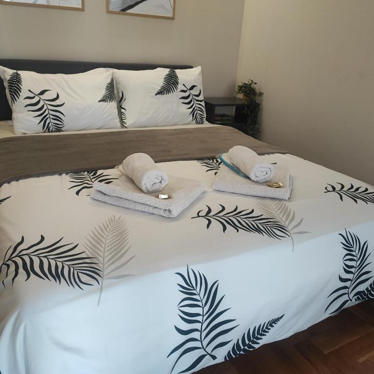 Letto o letti in una camera di Apartman Corto Kraljevo