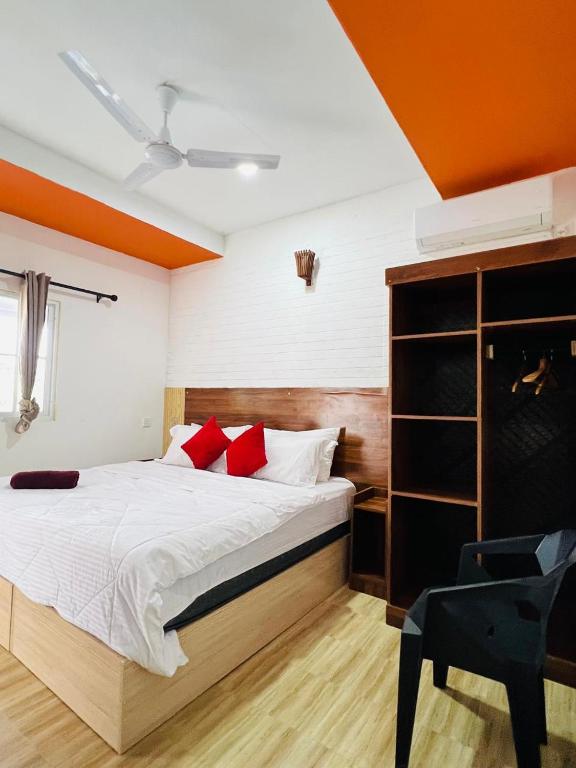 Postel nebo postele na pokoji v ubytování Finimas Residence