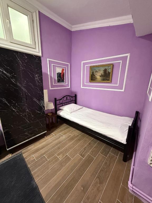 Postel nebo postele na pokoji v ubytování De La Terrasse IZNIK