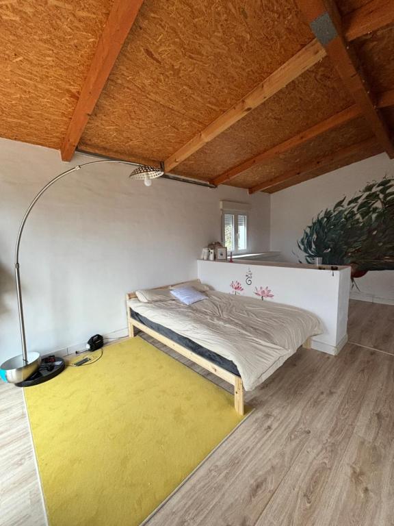 Postel nebo postele na pokoji v ubytování Casa Natural - Desconexión