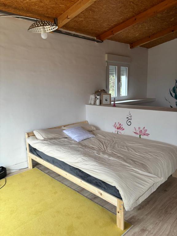 Postel nebo postele na pokoji v ubytování Casa Natural - Desconexión
