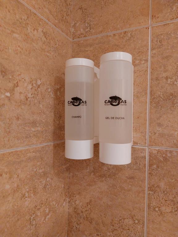 A bathroom at Pensión Cabezas