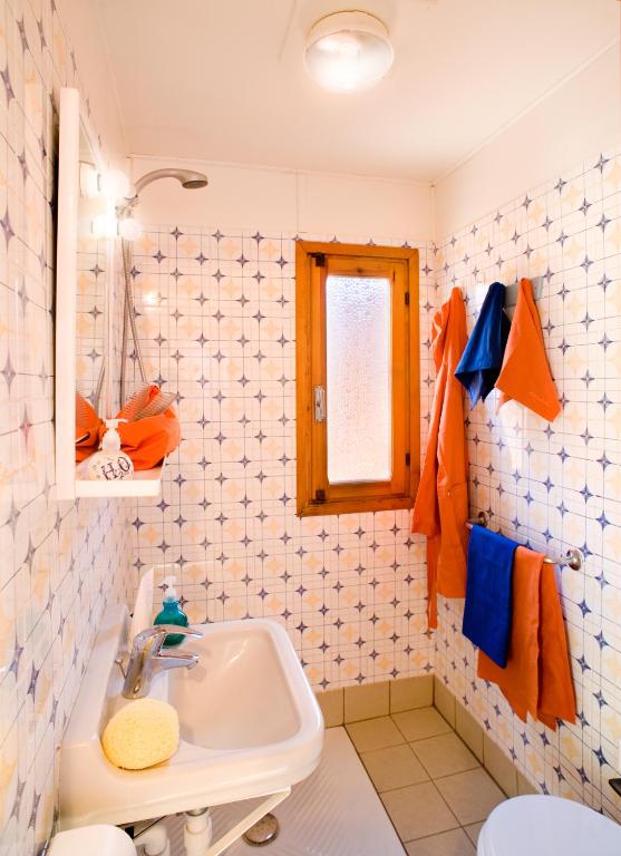 Koupelna v ubytování Camping Baciccia