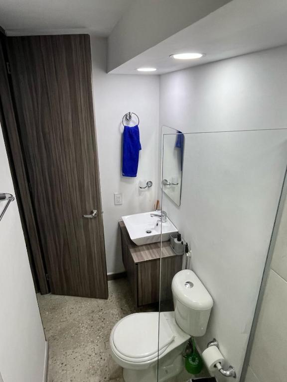 Koupelna v ubytování Apartamento Cerca Al Malecón Del Rio
