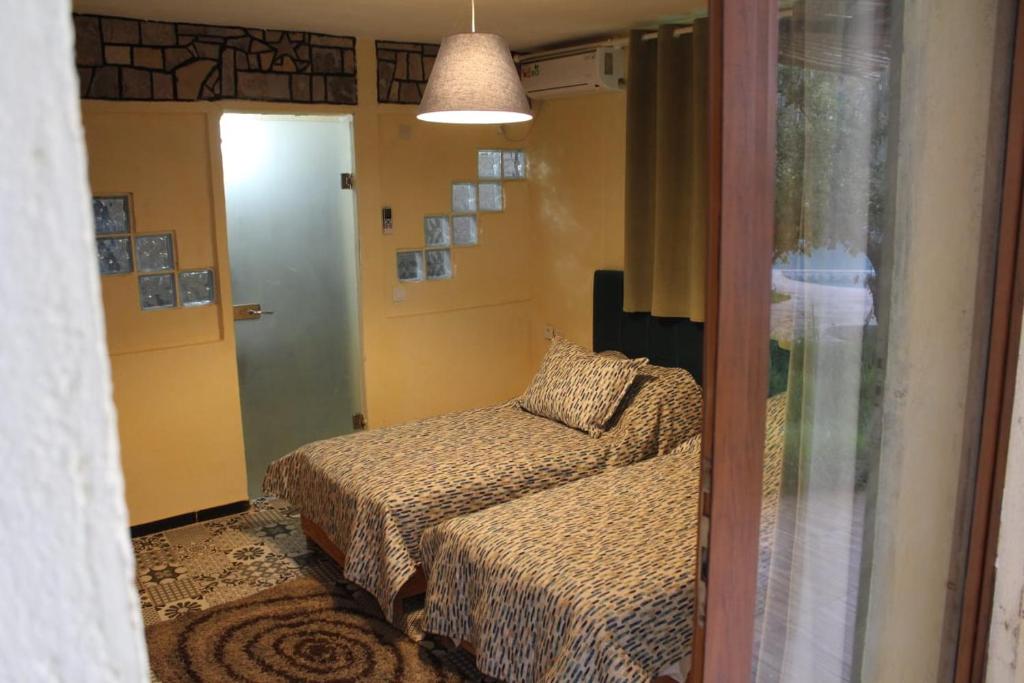 Postel nebo postele na pokoji v ubytování Gîte rural à Jnane Imass