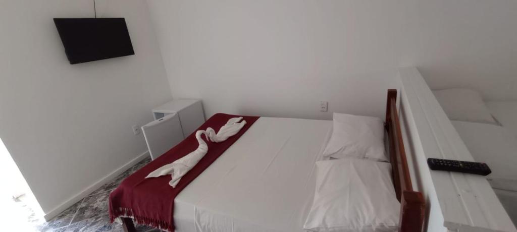 Postel nebo postele na pokoji v ubytování Bromelias Imbassai