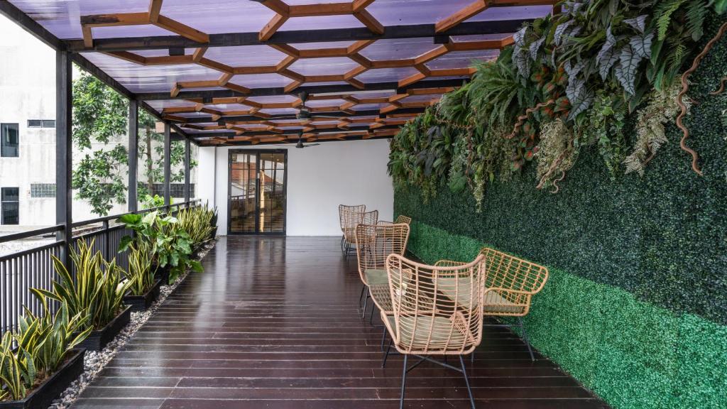 Posezení v ubytování Mercure Jakarta Cikini