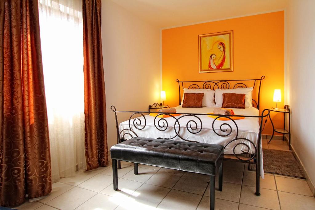 Postel nebo postele na pokoji v ubytování Holiday Home Marko Funtana