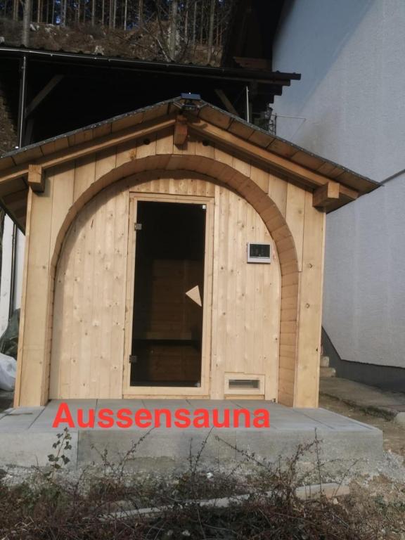 Exteriér alebo vchod do ubytovania Ferienwohnung im Nationalpark Gesäuse
