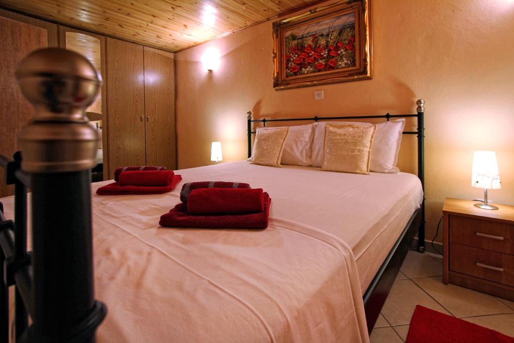 Postel nebo postele na pokoji v ubytování Holiday Home Marko Funtana