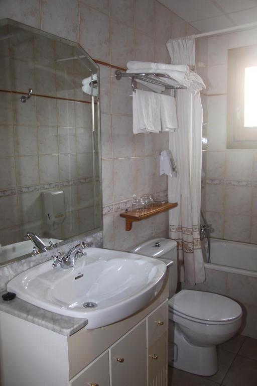 Koupelna v ubytování Casa Francho
