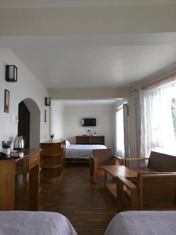 TV a/nebo společenská místnost v ubytování Yuru Retreat Delo