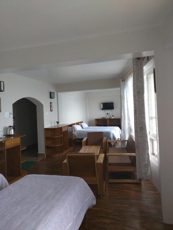 Postel nebo postele na pokoji v ubytování Yuru Retreat Delo