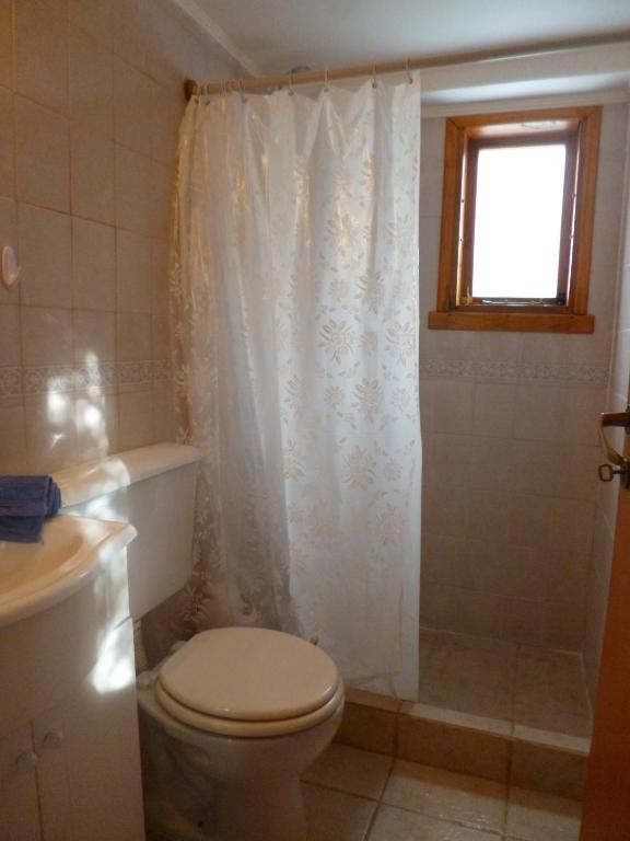 Koupelna v ubytování Cabaña Entre Lagos y Montañas