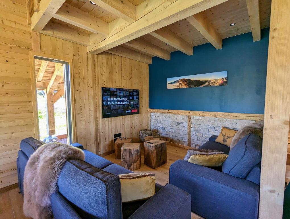 Posedenie v ubytovaní Chalet l'Appel de la Forêt