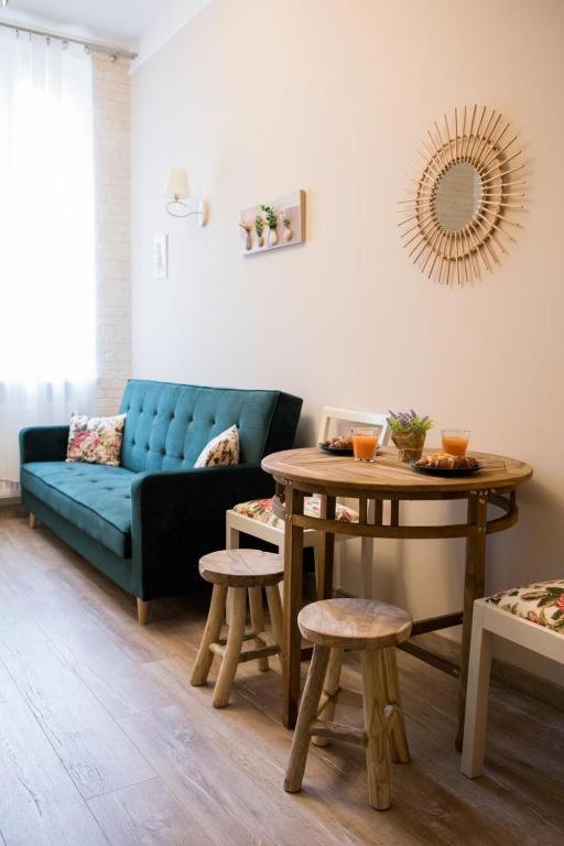 Posedenie v ubytovaní Apartamenty Starówka - w otulinie Starego Miasta