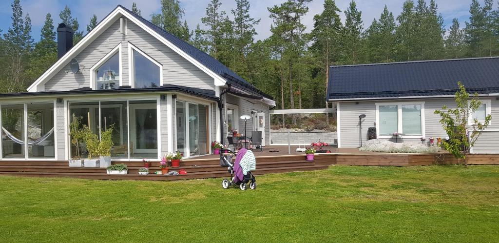 Zahrada ubytování Sjöviken Härnösand