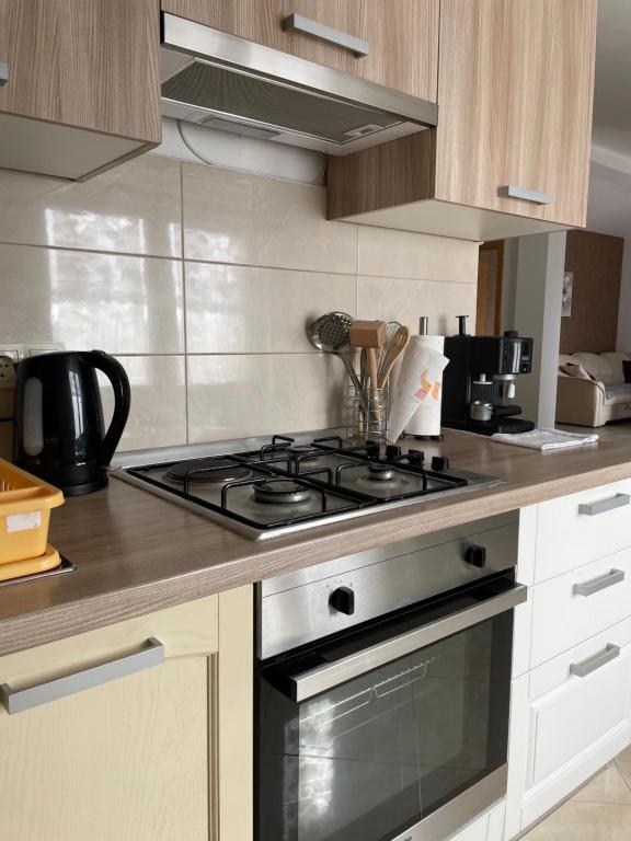 Kuchnia lub aneks kuchenny w obiekcie Apartmani Krišto 2 Zadar