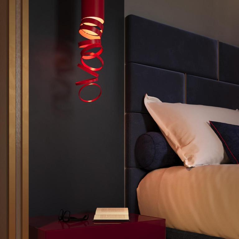 Postel nebo postele na pokoji v ubytování Demo Hotel Design Emotion